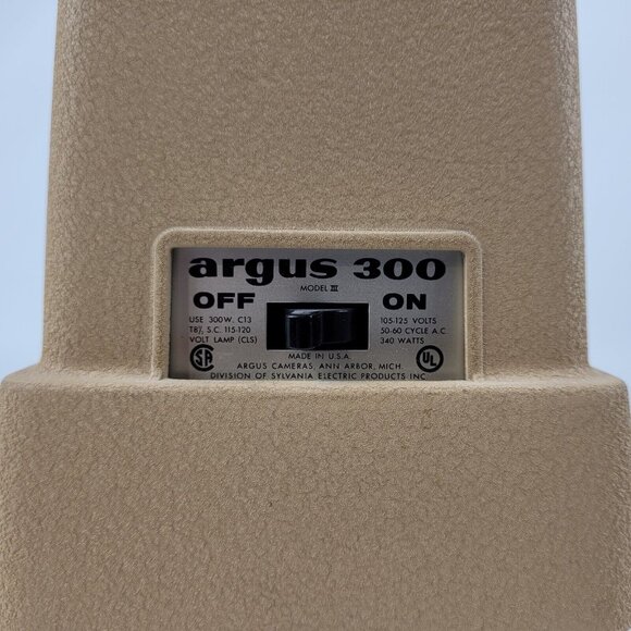 Argus 300 Vintage Projector Model 3 III Slide Projector Working - Picture 10 of 15